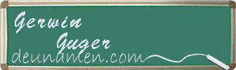 Gerwin Guger Visitenkarte